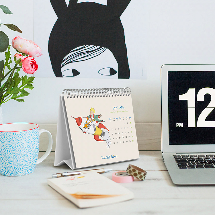 Deluxe Desk Calendar 2027 THE LITTLE PRINCE
