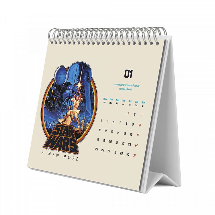 Deluxe Desk Calendar 2027 STAR WARS