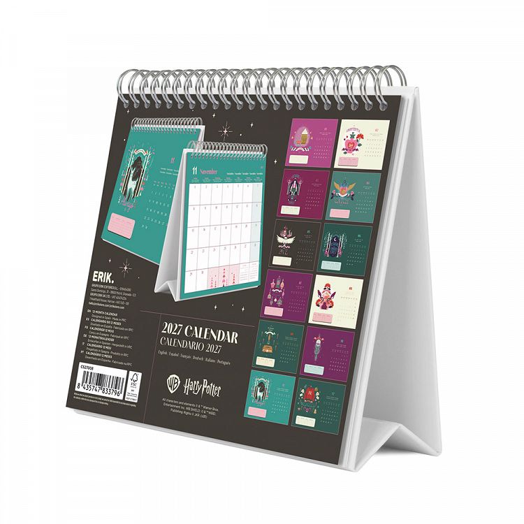 Deluxe Desk Calendar 2027 HARRY POTTER