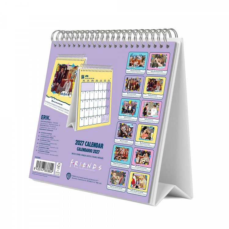 Deluxe Desk Calendar 2027 FRIENDS