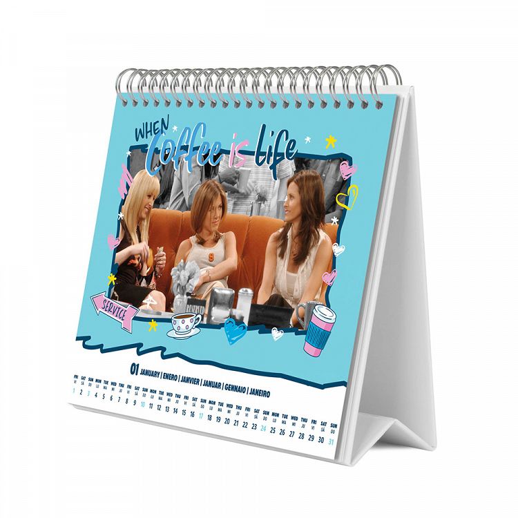 Deluxe Desk Calendar 2027 FRIENDS