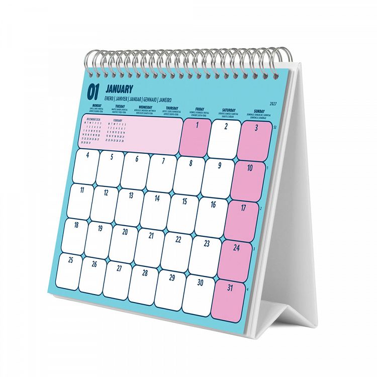 Deluxe Desk Calendar 2027 FRIENDS