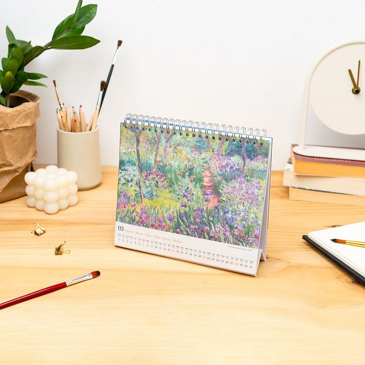 Deluxe Desk Calendar 2027 MONET