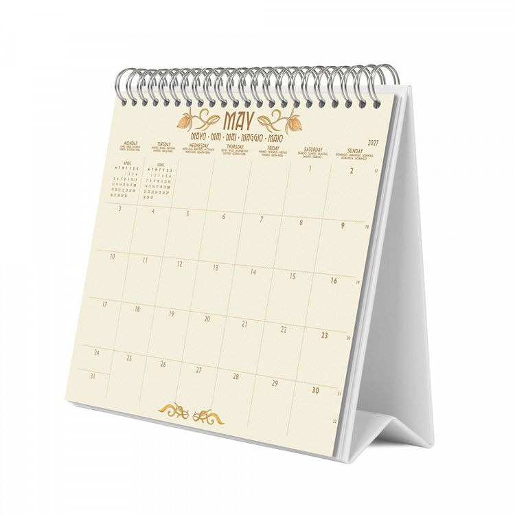 Deluxe Desk Calendar 2027 ART NOUVEAU