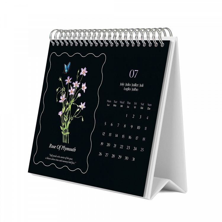 Deluxe Desk Calendar 2027 SLEEPLESS GARDEN