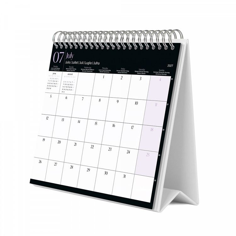 Deluxe Desk Calendar 2027 SLEEPLESS GARDEN