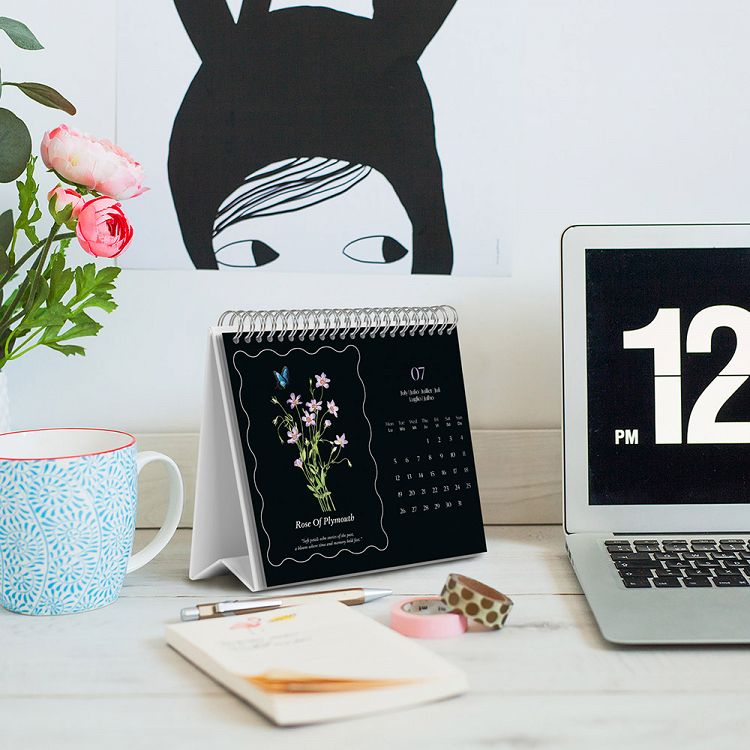 Deluxe Desk Calendar 2027 SLEEPLESS GARDEN