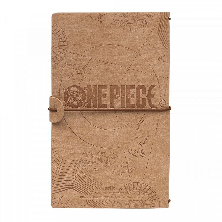 Synthetic Leather Soft Cover Travel Notebook 12X20 NETFLIX ONE PIECE Going Merry (Anime Collection)