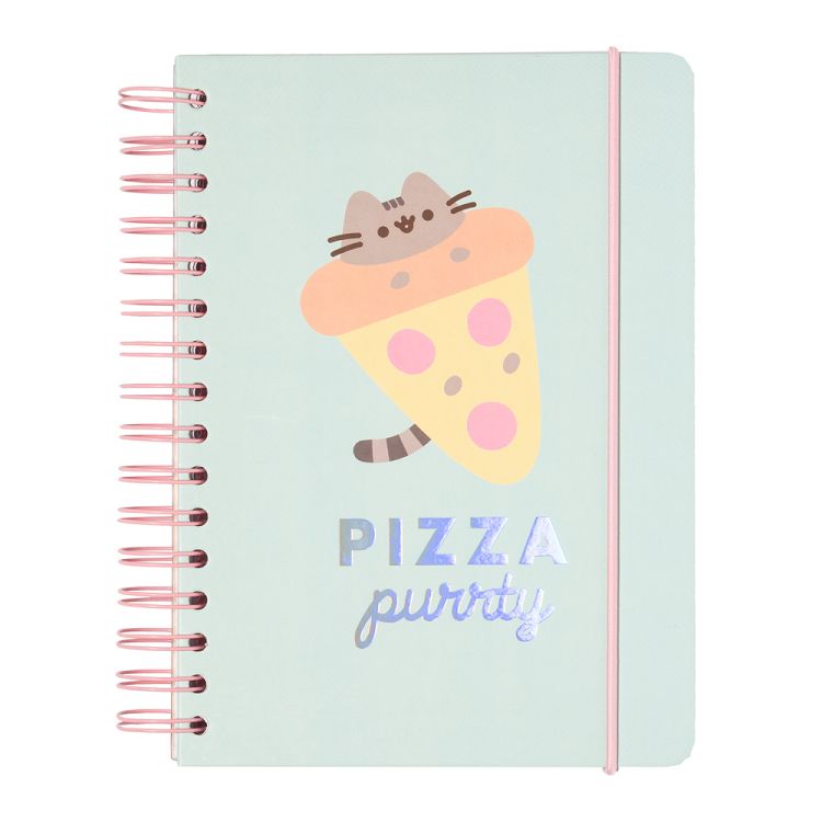 Notebook Hardcover Spiral Bullets A5/15X21 PUSHEEN Foodie Collection