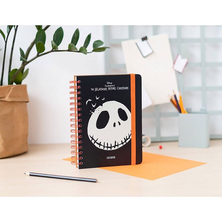 Notebook Hardcover Spiral Bullets A5/15X21 DISNEY The Nightmare Before Christmas