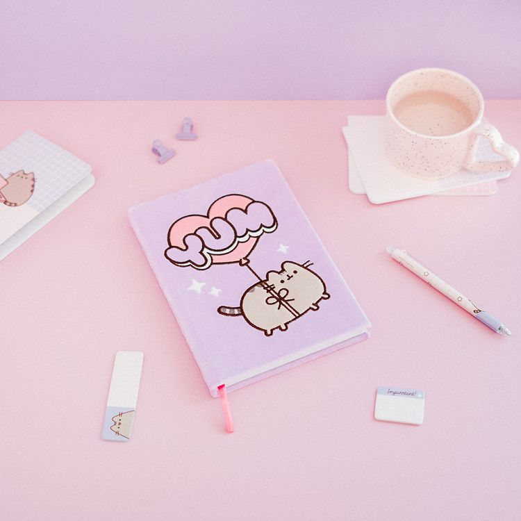 Notebook Plush Cover A5/15X21 96 sheets PUSHEEN Moments Collection