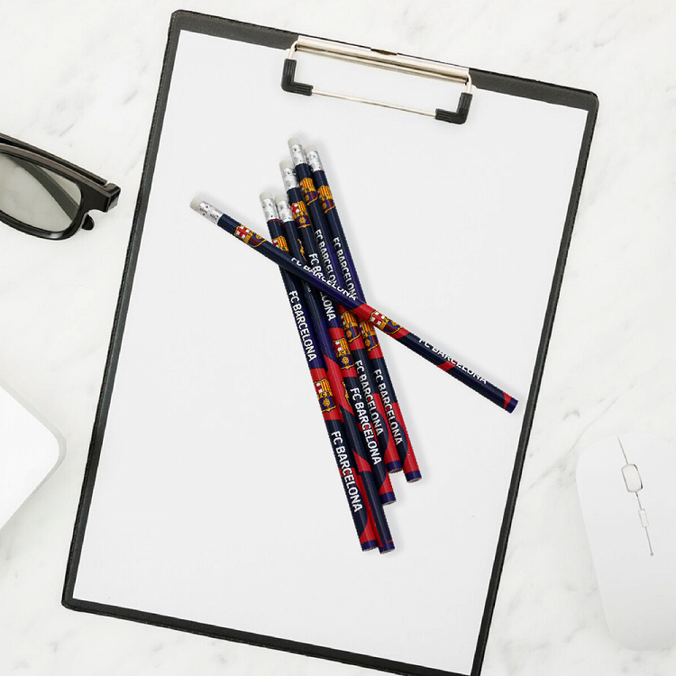 6 Pencils Set FC BARCELONA