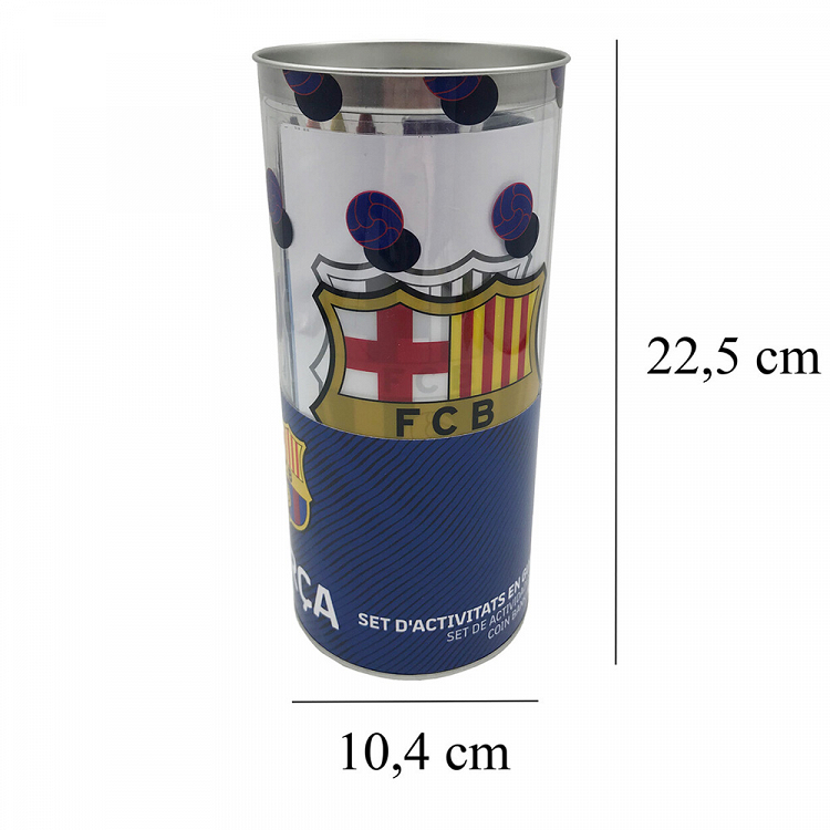 Art Set in Coin Bank Box FC BARCELONA