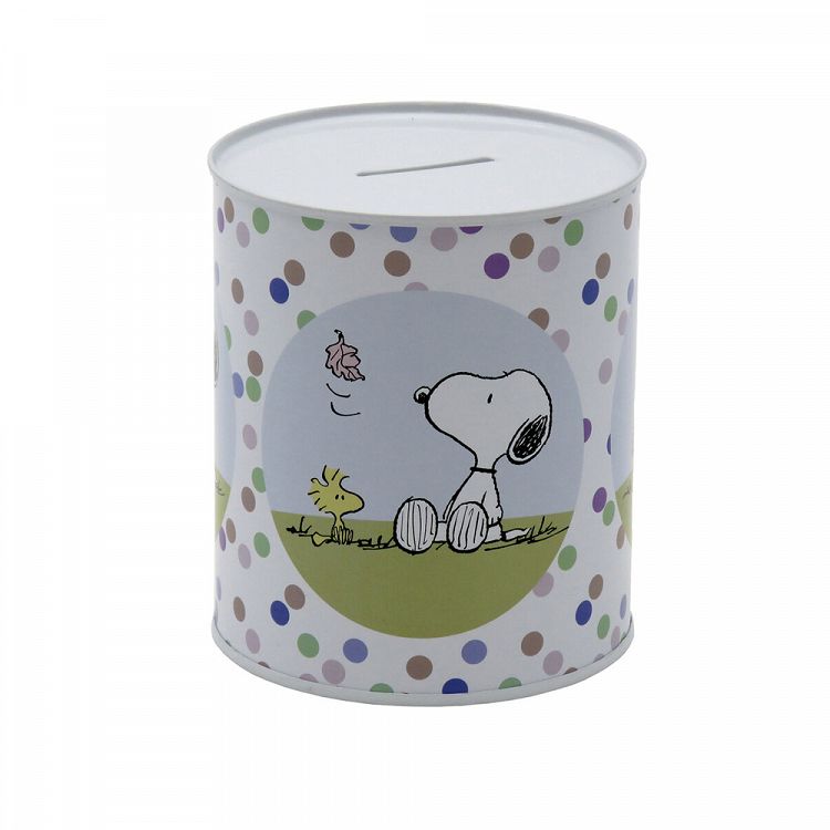 Metallic Coin Bank Box SNOOPY