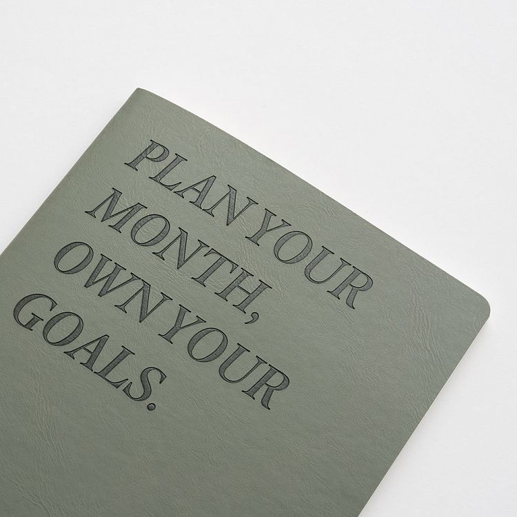 Perpetual Monthly Planner 17Χ25cm MATCHA LATTE by Kokonote