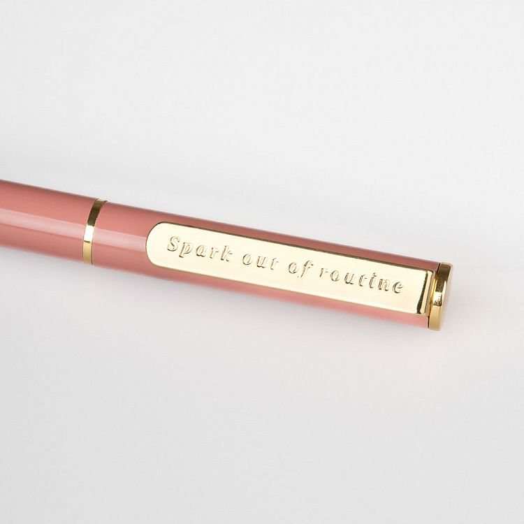 Ballpoint Pen 0,70mm KOKONOTE BASIC STUDIO Rose Nude with Gold Plated Finish