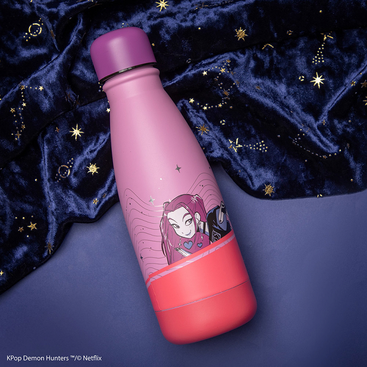 Metallic Mini Water Bottle 500ml K-POP DEMON HUNTERS Mira