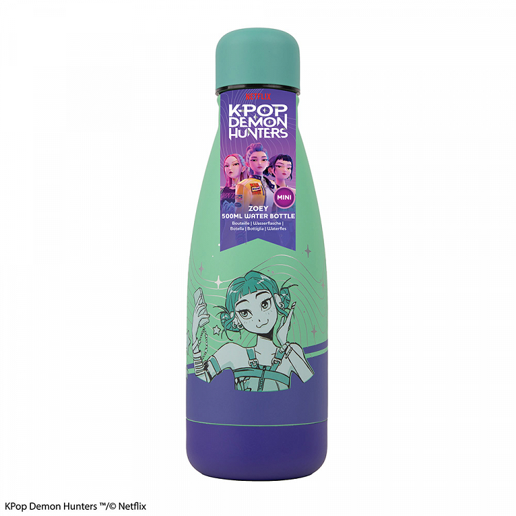 Metallic Mini Water Bottle 500ml K-POP DEMON HUNTERS Zoey