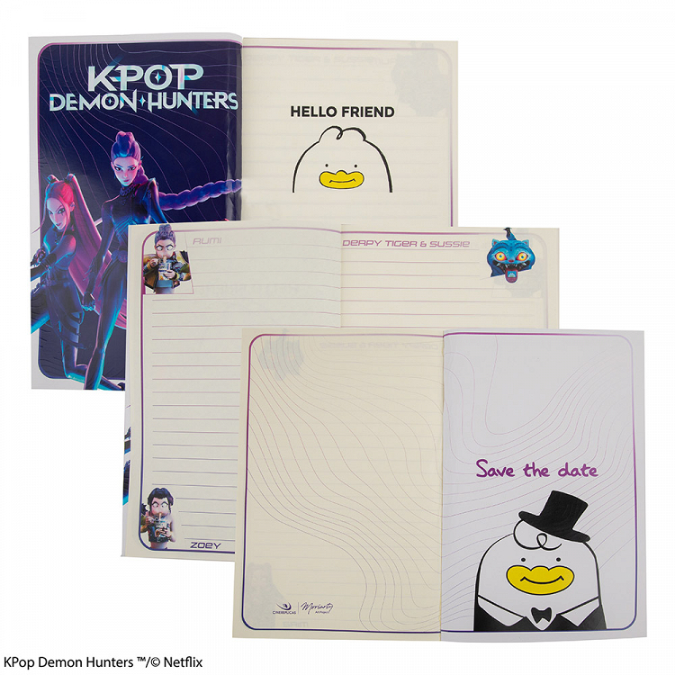 Premium Soft Notebook A5 K-POP DEMON HUNTERS HUNTR/X