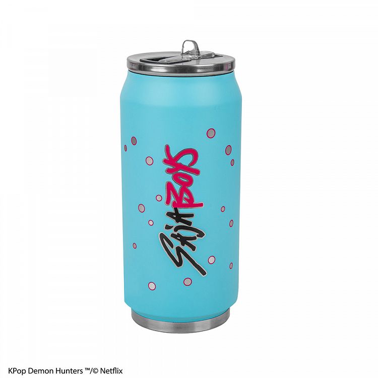 Metallic Cup with straw Hot&Cold 500ml K-POP DEMON HUNTERS Soda Pop Can