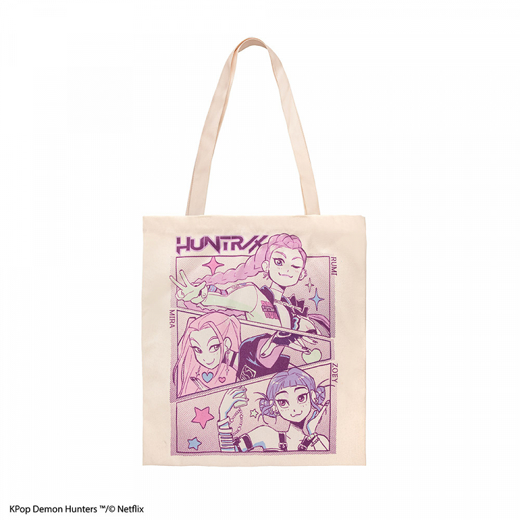 Woven Tote Bag K-POP DEMON HUNTERS A Battle For The Fans