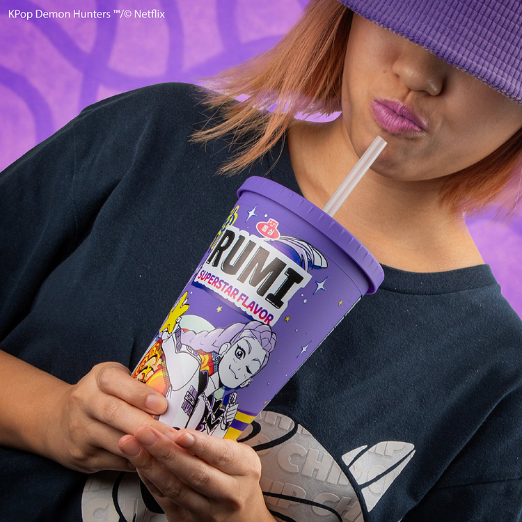 Tumbler with Straw 475ml K-POP DEMON HUNTERS Rumi Superstar Flavor