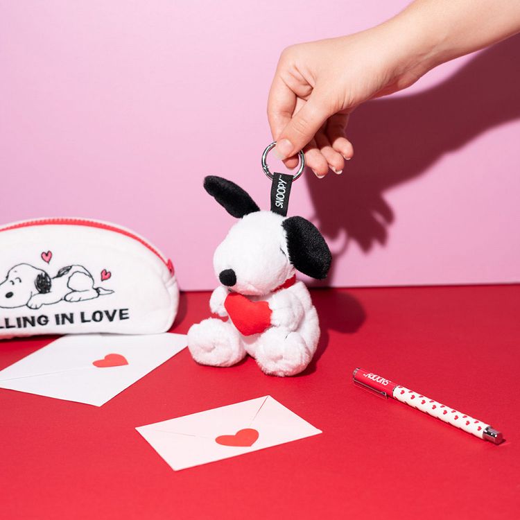Keyring 12cm SNOOPY Love Season
