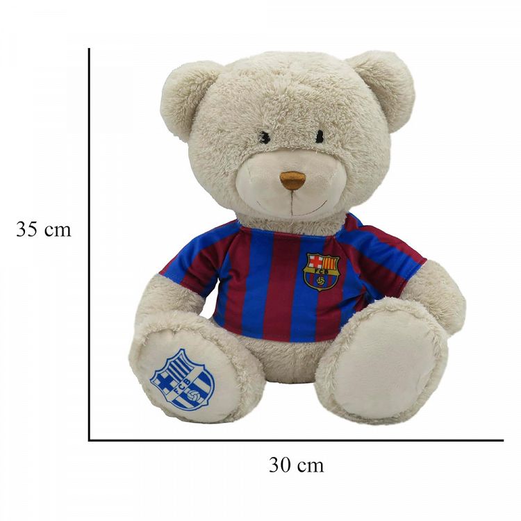 Λούτρινο Teddy Bear with T-Shirt 35εκ. FC BARCELONA