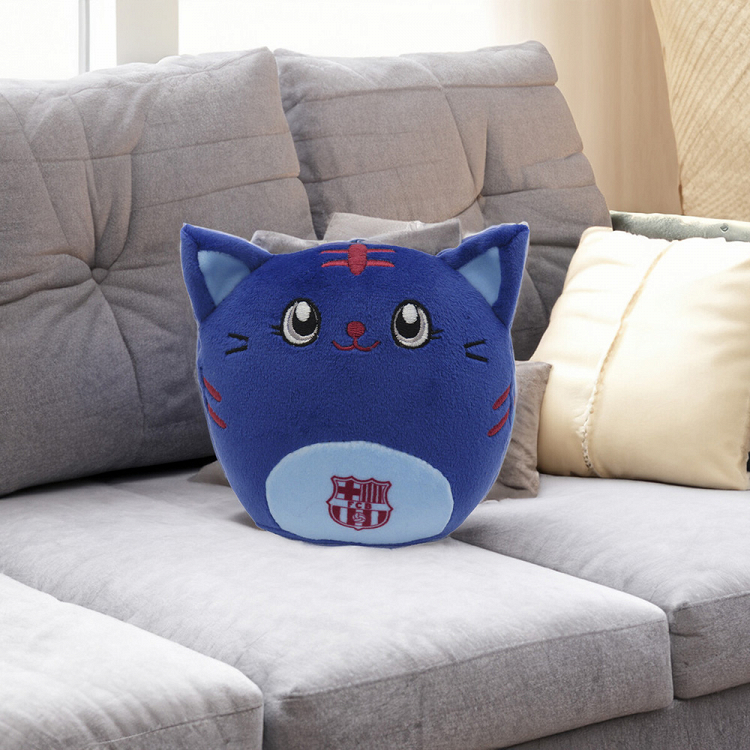 Cat Squishy Plush Toy 12cm FC BARCELONA