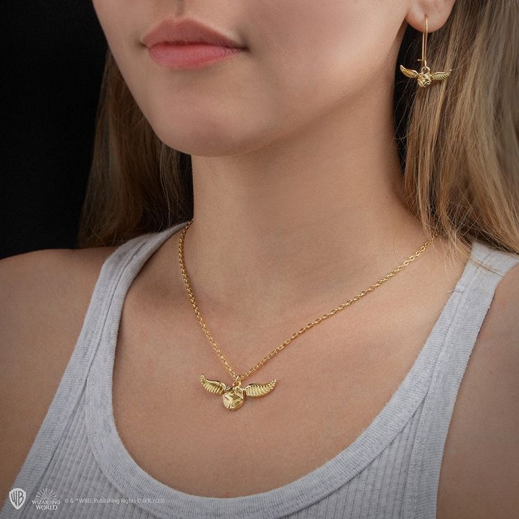 Earrings HARRY POTTER Golden Snitch