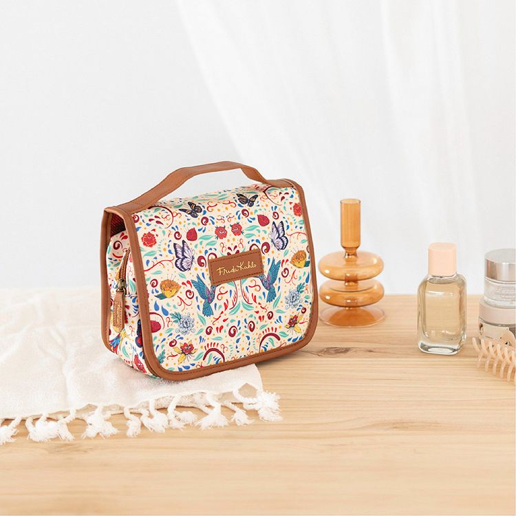 Hanging Travel Toiletry Bag FRIDA KAHLO Viva La Vida