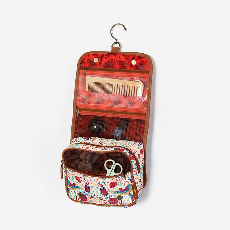 Hanging Travel Toiletry Bag FRIDA KAHLO Viva La Vida
