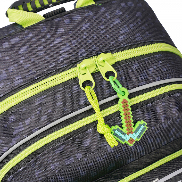 MINECRAFT CREEPER School Trolley Adaptable Backpack 42cm
