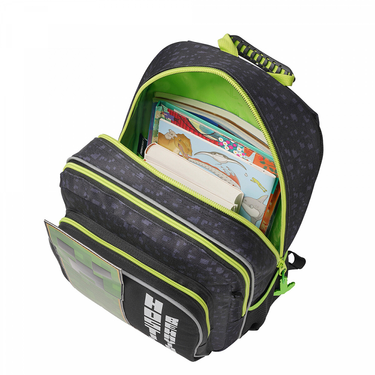 MINECRAFT CREEPER School Trolley Adaptable Backpack 42cm