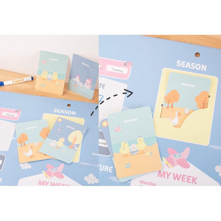 Wall Calendar My First Calendar 34X35cm EGGIE