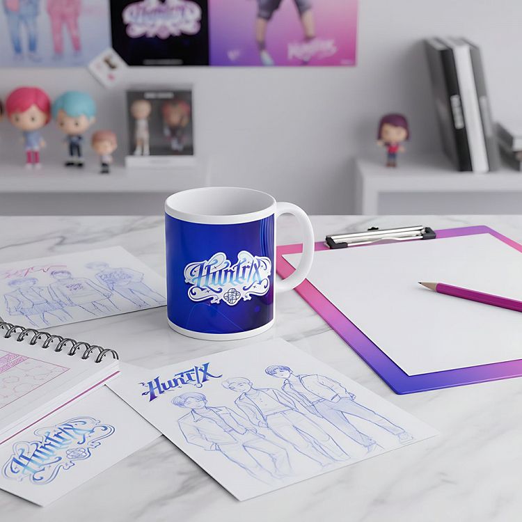 Mug 330ml K-POP DEMON HUNTERS HUNTR/X Logo