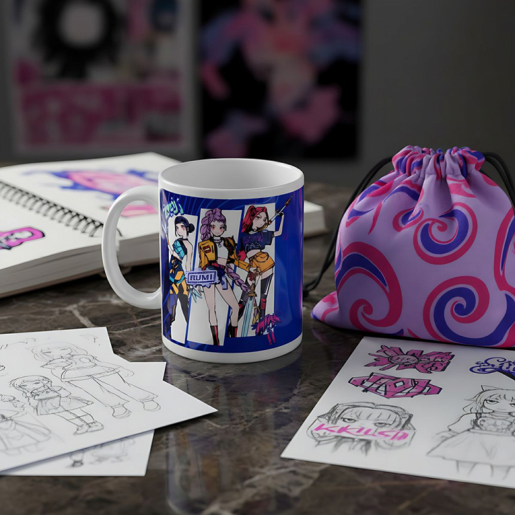 Mug 330ml K-POP DEMON HUNTERS HUNTR/X Logo