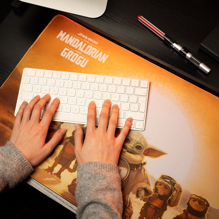 Gaming Pad XL 35Χ80cm STAR WARS THE MANDALORIAN AND GROGU