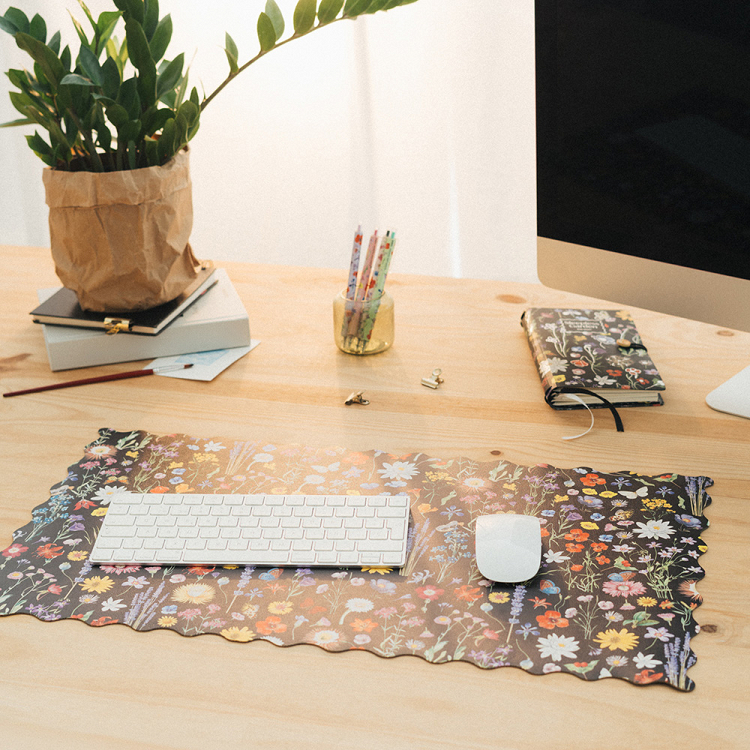 Mouse Pad XL 60Χ35εκ SLEEPLESS GARDEN Vegan Leather