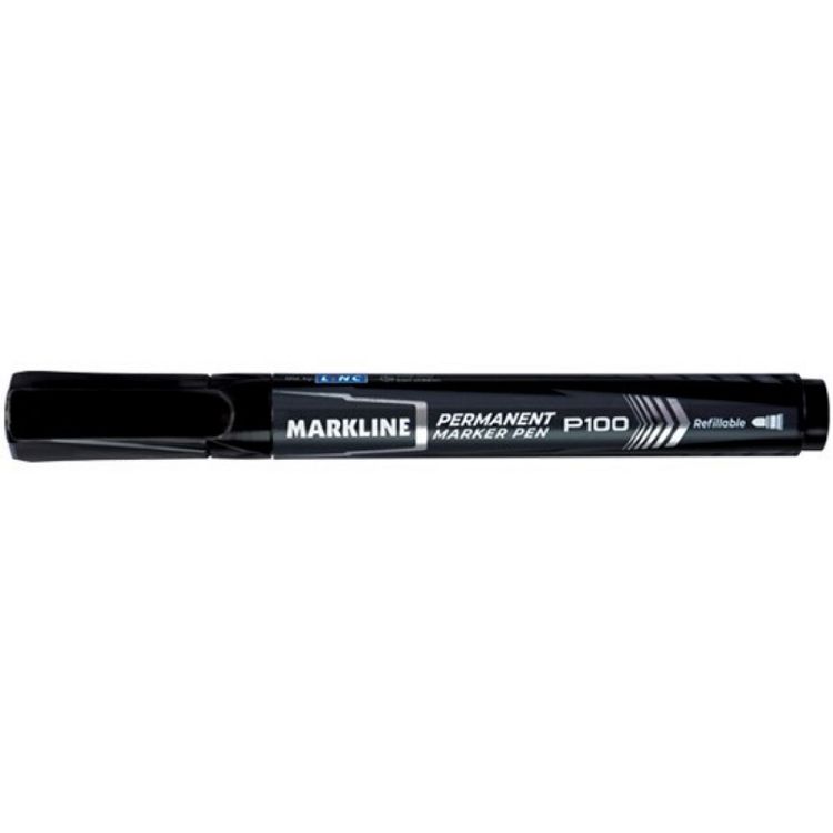 Permanent Marker LINC Markline/black 10pcs
