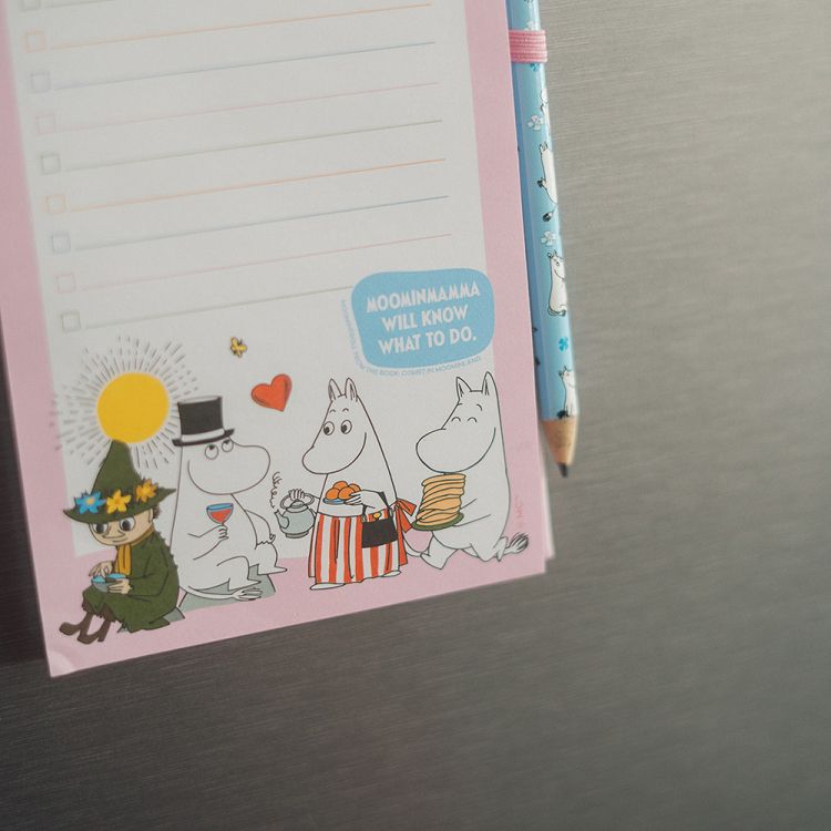 Notes Pad 65sh with Magnet & Pencil MOOMIN
