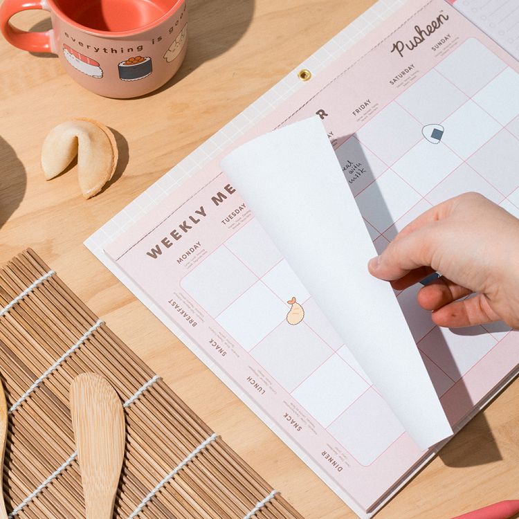 Magnetic Planner PUSHEEN Sushi Roll