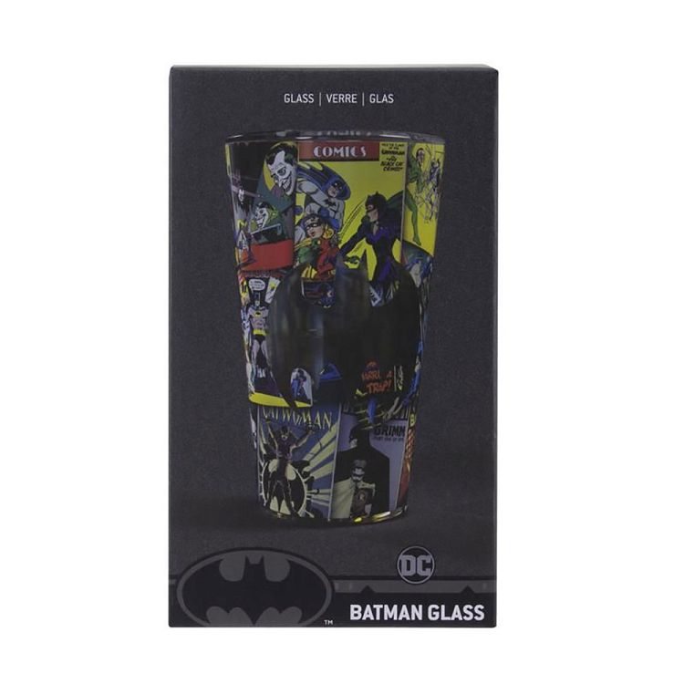 Drinking Glass 400ml DC COMICS Batman