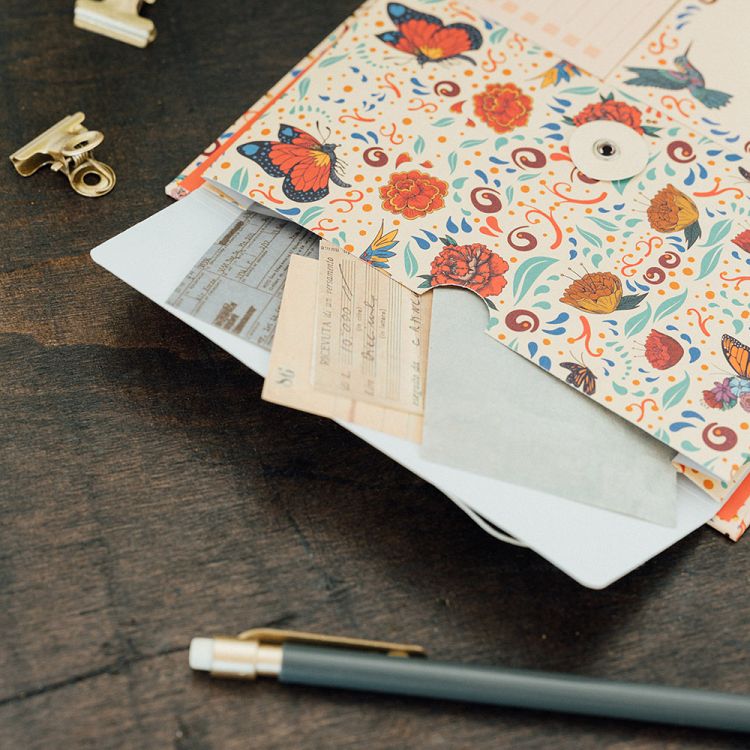 Weekly Planner Notepad 19Χ17cm with Sticky Notes FRIDA KAHLO Viva La Vida