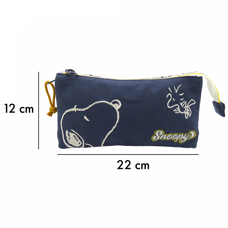 SNOOPY Comic Collection Triple Pencil Case
