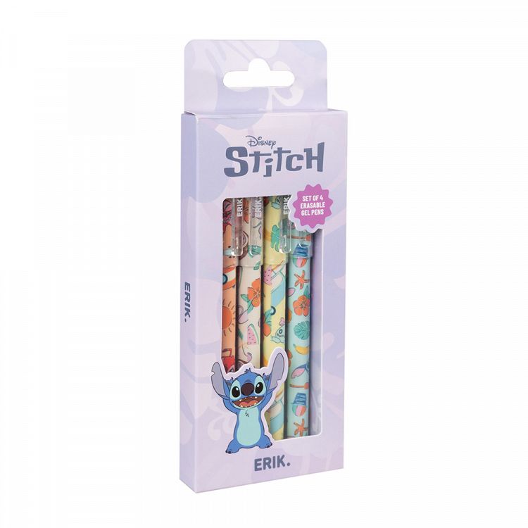 Στυλό που σβήνει σε 4 Χρώματα Σετ 4 τεμαχίων DISNEY Stitch