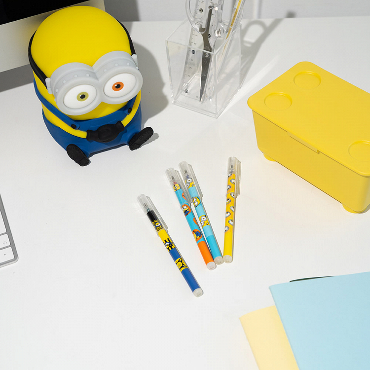 Στυλό που σβήνει σε 4 Χρώματα Σετ 4 τεμαχίων MINIONS