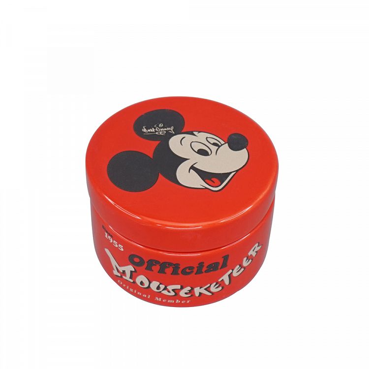 Round Ceramic Storage Container 6cm DISNEY Mickey Mouse