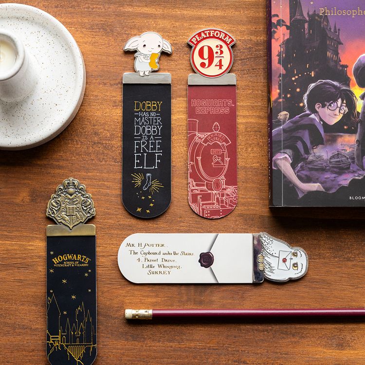 Set of 4 Bookmarks HARRY POTTER