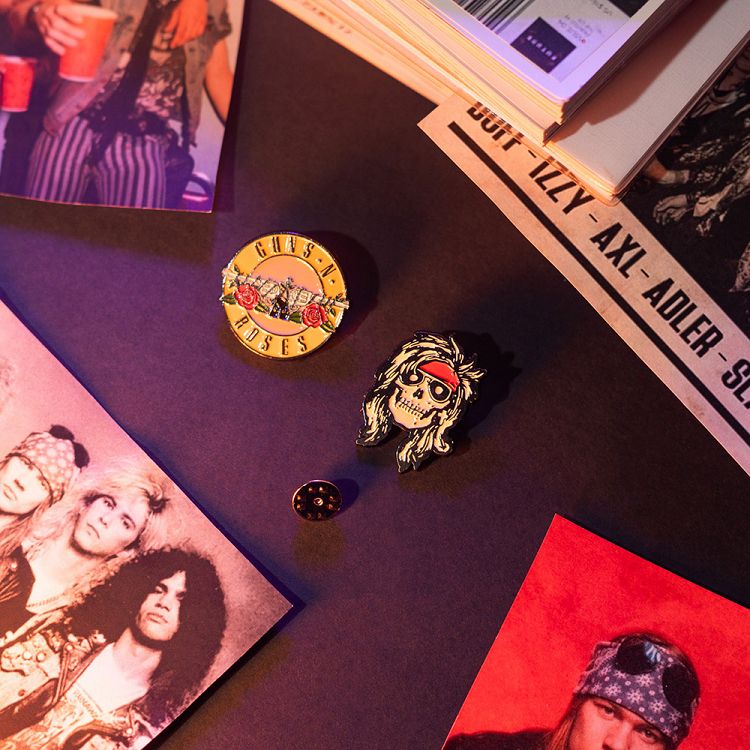4 Badge Pack GUNS N' ROSES